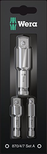 Wera Werkstatt 870/4/7 Set A SB, Werkzeugschäfte, Verbindungsteile, 3-teilig, grau Wera Werkstatt 870/4/7 Set A SB, Werkzeugschäfte, Verbindungsteile, 3-teilig, grau von Wera