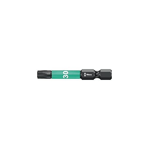 Wera Bit 867/4 IMP DC T30 Länge 50 mm 1/4' E6,3 Impaktor, DC von Wera