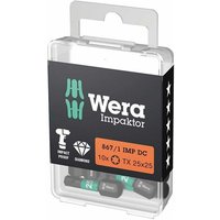 Bit Impaktor 1/4 din 3126 C6,3 T25x25mm 10er Pack Wera von Wera