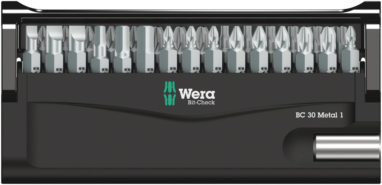 Wera Bit-Set Bit-Check 30 Metal 1 SB 30-teilig Wera Bit-Set Bit-Check 30 Metal 1 SB 30-teilig von Wera