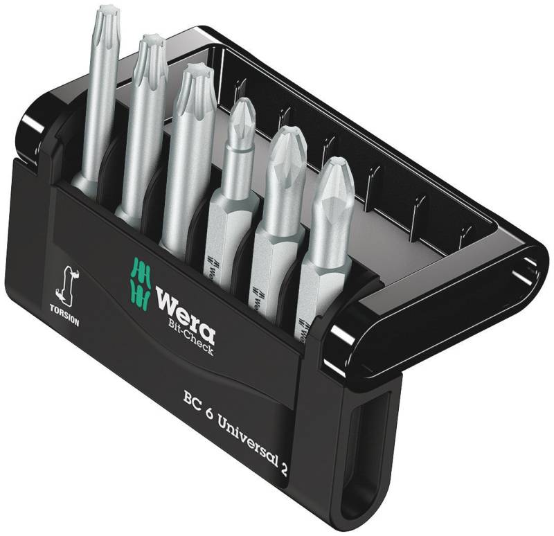 Wera Bit-Set Bit-Check 6 Universal 2 SB 6-teilig von Wera