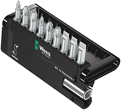Wera Bit-Sortiment, Bit-Check 10 Universal 4, 10-teilig, 05056159001 von Wera