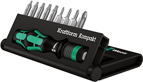 Wera Bit-Sortiment, Kraftform Kompakt 12, 10-teilig, 05135942001 von Wera