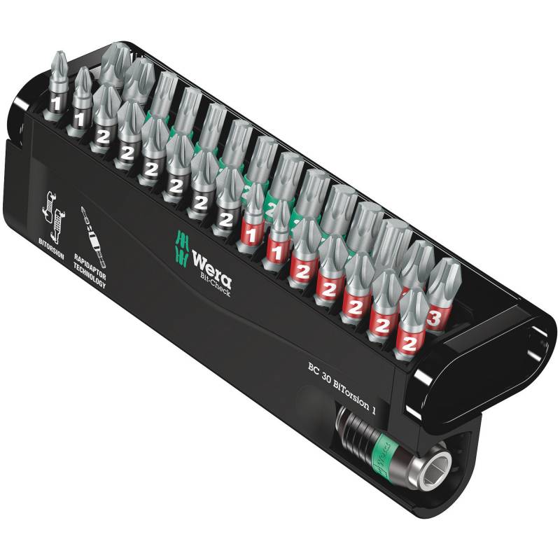 Wera Bits 'Bit-Check 30 BiTorsion 1' 30-teilig von Wera