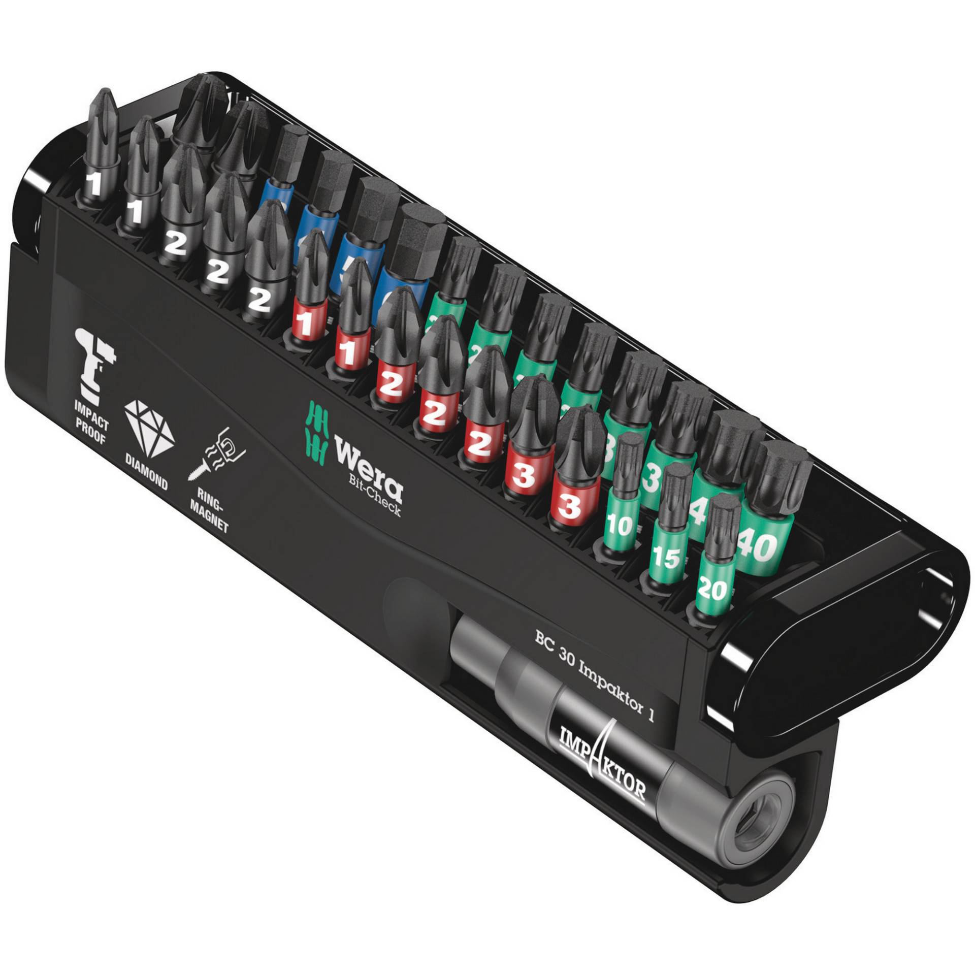 Wera Bits Bit-Check 30 Impaktor 1 30-teilig Wera Bits Bit-Check 30 Impaktor 1 30-teilig von Wera