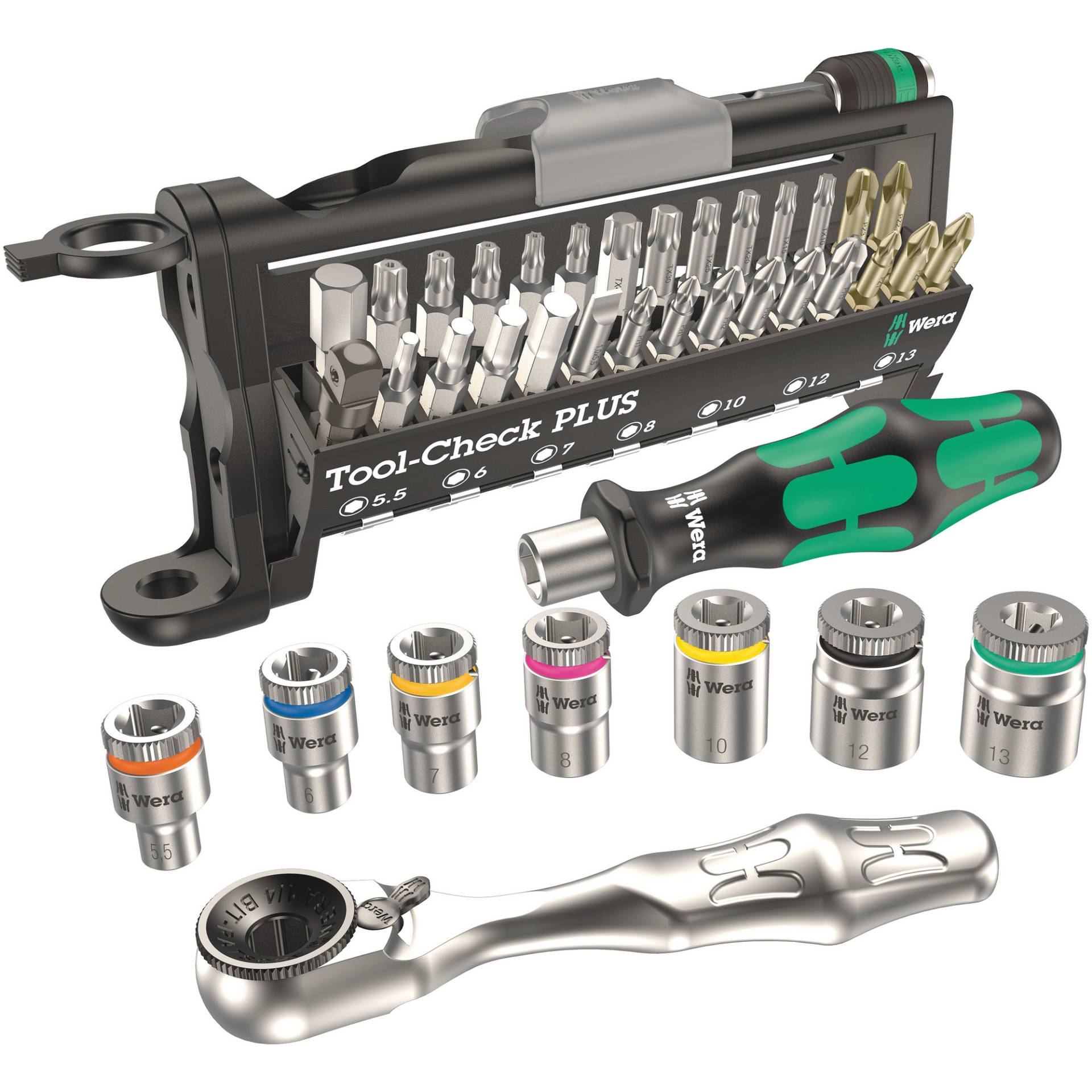 Wera Bit-Set 'Tool-Check PLUS' 39-teilig inkl. Ratsche Wera Bit-Set 'Tool-Check PLUS' 39-teilig inkl. Ratsche von Wera