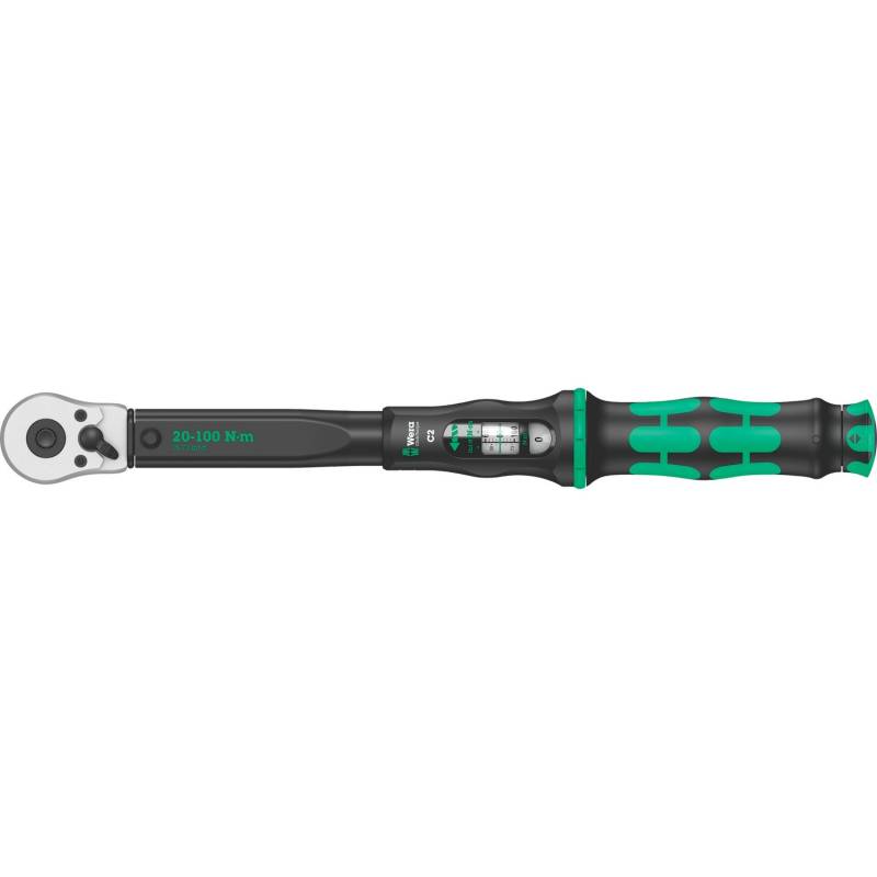 Wera Click Torque C 2 Drehmomentschlüssel Umschaltknarre 12 Zoll 20  00 Nm B-Ware von Wera