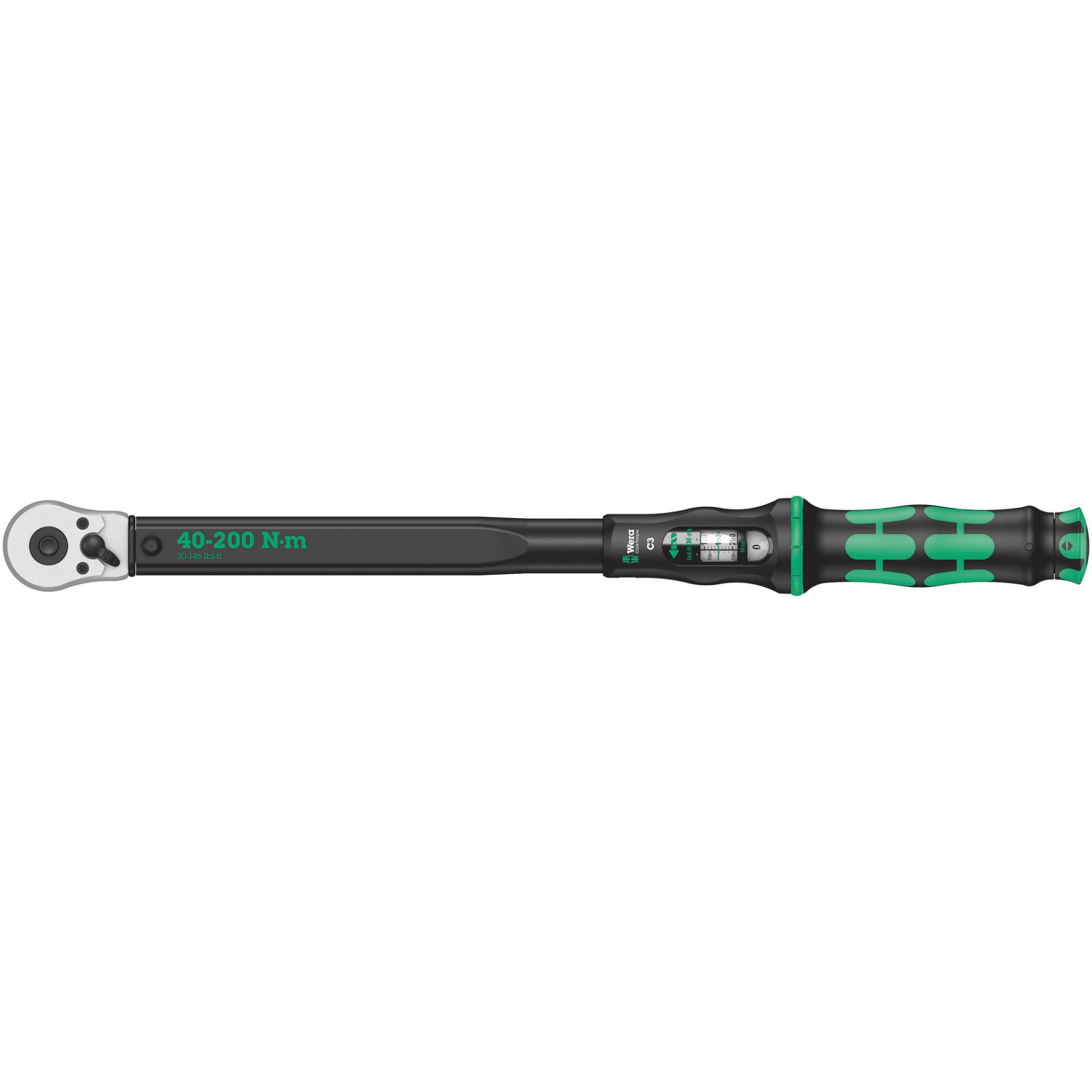 Wera Drehmomentschlüssel 'Click-Torque C3' mit Umschaltknarre 1/2" von Wera