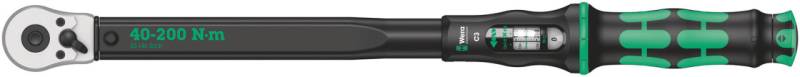 Wera Drehmomentschlüssel mit Umschaltknarre Click-Torque C 3 40-200 Nm von Wera
