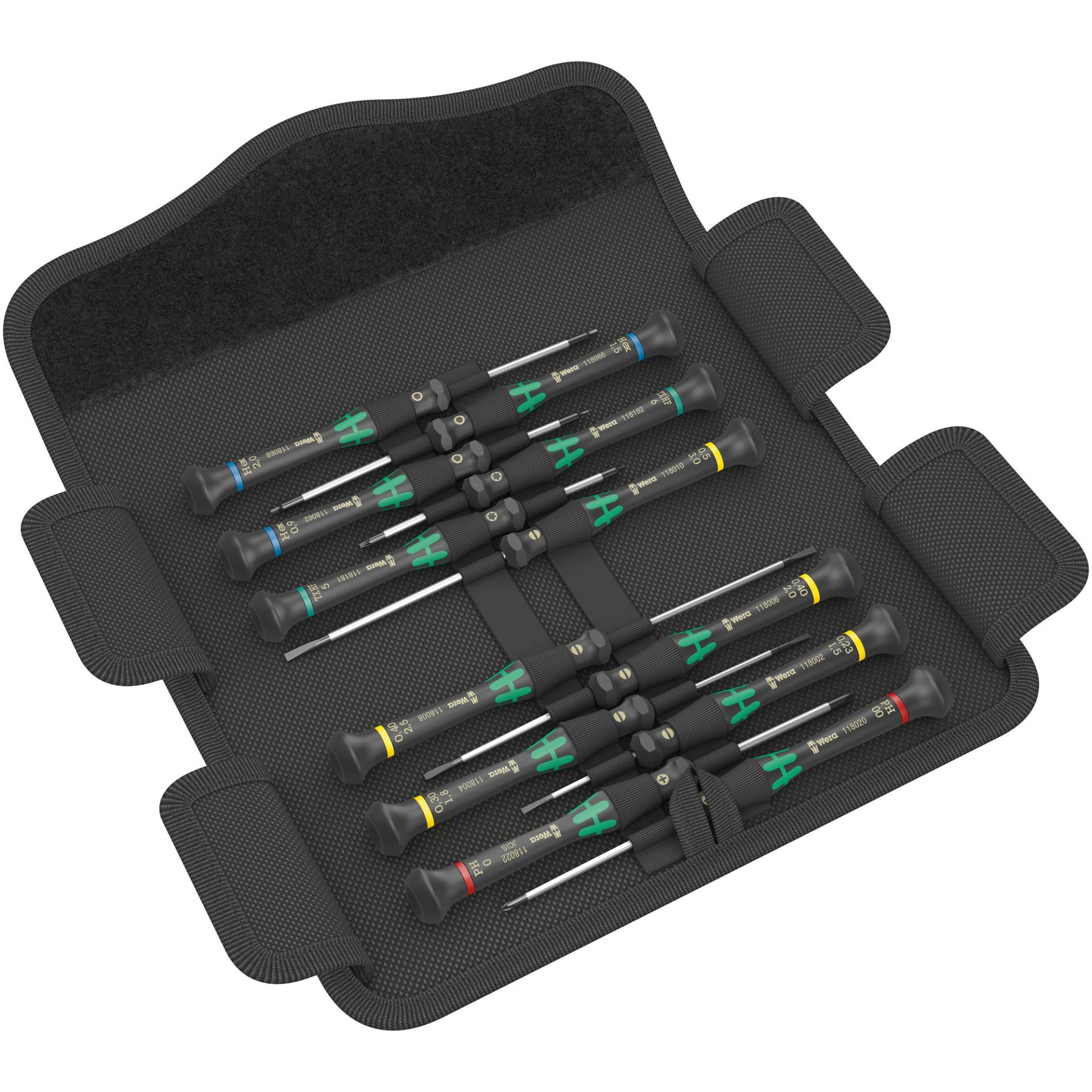 Wera Elektroniker-Schraubendreher-Set 'Kraftform Micro 12' PH/T/SL/SW, 12-teilig Wera Elektroniker-Schraubendreher-Set 'Kraftform Micro 12' PH/T/SL/SW, 12-teilig von Wera
