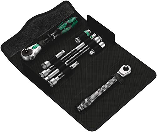 Wera 05135949001 Kraftform Kompakt Zyklop MS1 Metal/Speed 1/4 Zoll, 8-teilig, 8 Stück, Farbig, One Size von Wera