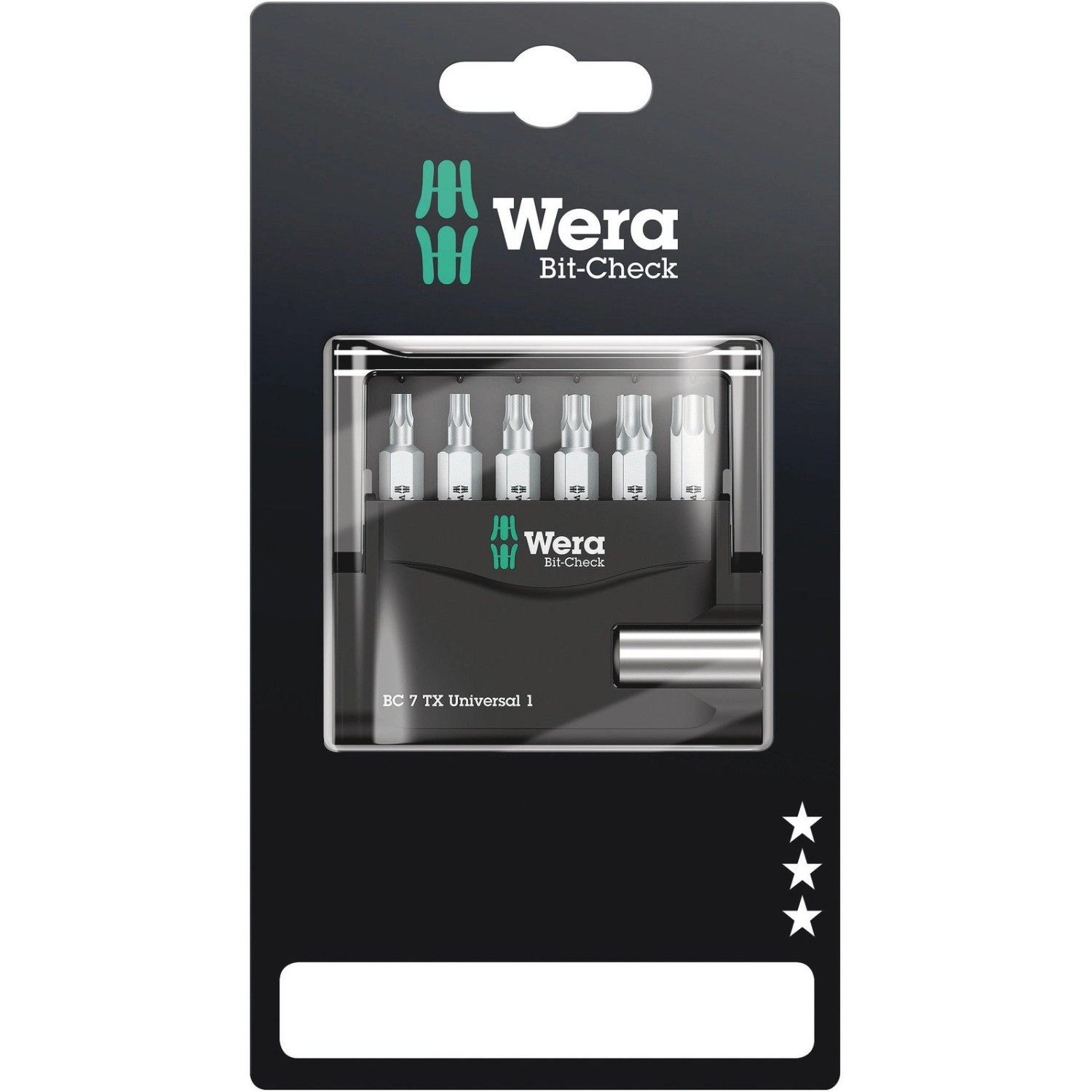 Wera Mini-Bit-Set Bit-Check 7 TX Universal 1 7-teilig Wera Mini-Bit-Set Bit-Check 7 TX Universal 1 7-teilig von Wera