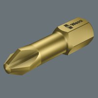 Wera Pozidriv Torsion Bit, L25 mm, 1/4" Antrieb, für Holz von Wera