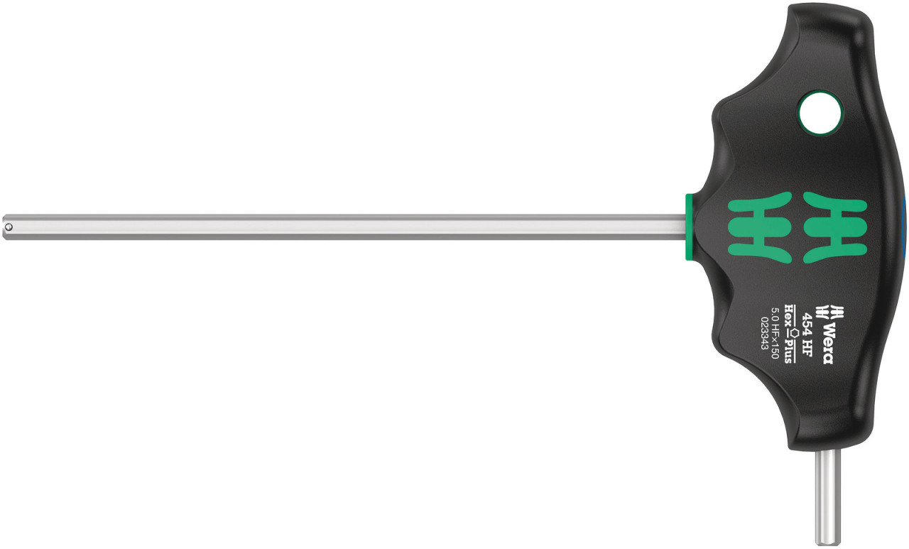 Wera Quergriff-Sechskantschraubendreher 454 HF Hex-Plus mit Bit-Halter 5 mm Wera Quergriff-Sechskantschraubendreher 454 HF Hex-Plus mit Bit-Halter 5 mm von Wera