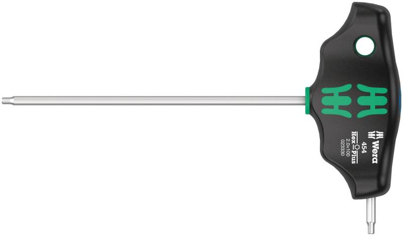 Wera Quergriff-Sechskantschraubendreher 454 Hex-Plus 2 mm von Wera