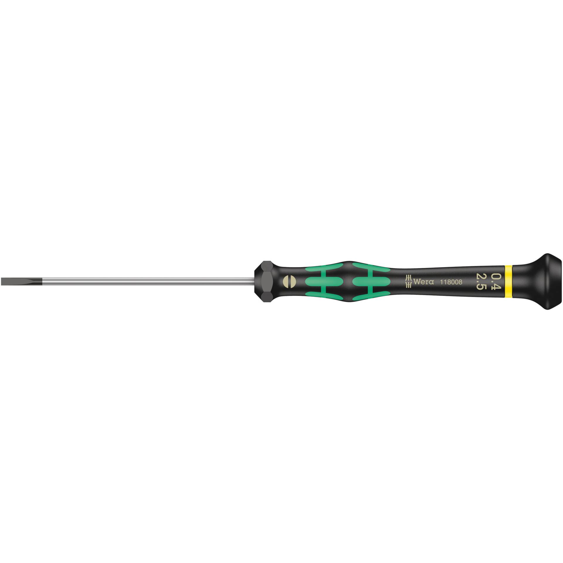 Wera Schlitzschraubendreher 'Kraftform Micro' 0,40 x 2,5 x 80 mm Wera Schlitzschraubendreher 'Kraftform Micro' 0,40 x 2,5 x 80 mm von Wera