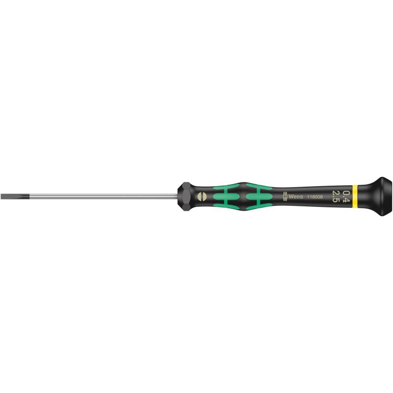 Wera Schlitzschraubendreher 'Kraftform Micro' 0,40 x 2,5 x 80 mm von Wera