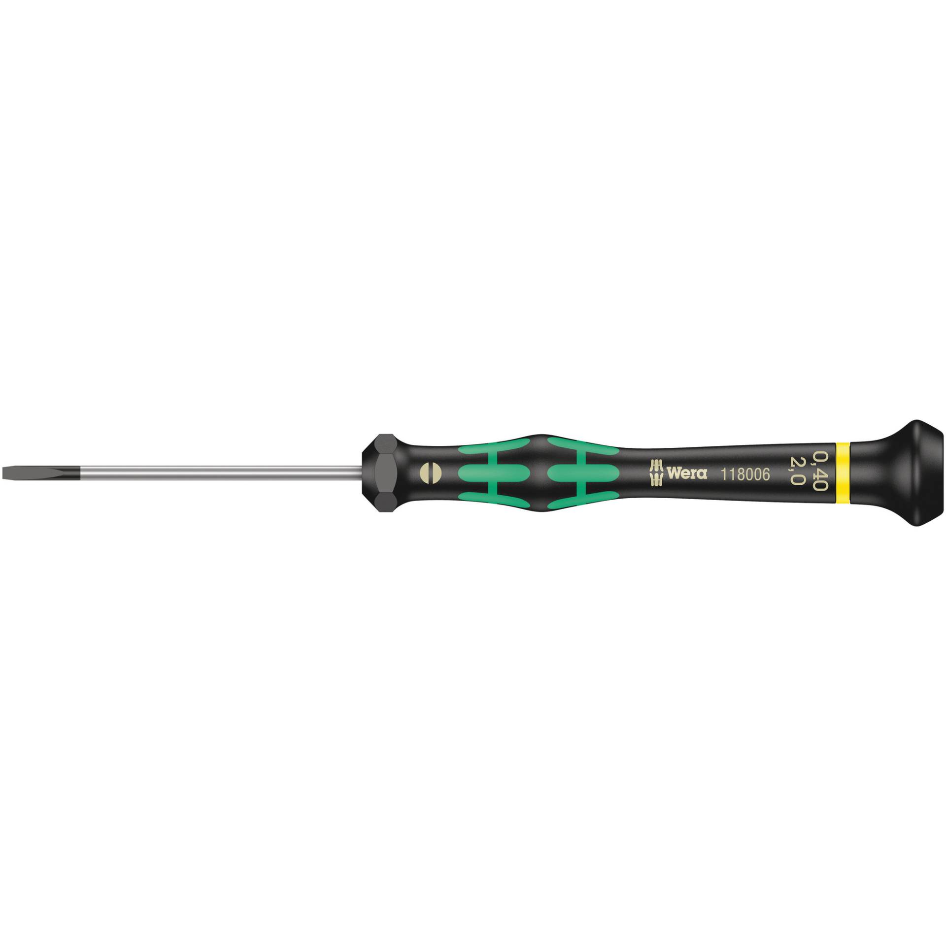 Wera Schlitzschraubendreher 'Kraftform Micro' 0,40 x 2 x 60 mm Wera Schlitzschraubendreher 'Kraftform Micro' 0,40 x 2 x 60 mm von Wera