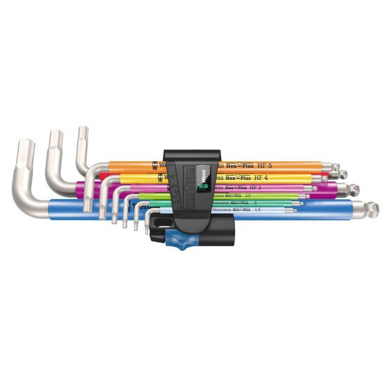 Schraubendreher Wera 3950/9 Hex-Plus Multicolour HF Stainless 1 Innen-Sechskant Winkel von OTTO