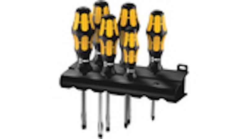 Wera Schraubendrehersatz Kraftform 932/6S RACK von Wera