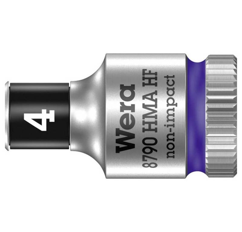 Wera Bit- und Steckschlüsselset Steckschlüsseleinsatz HF, 1/4″, SW 4 mm 05003717001 von Wera