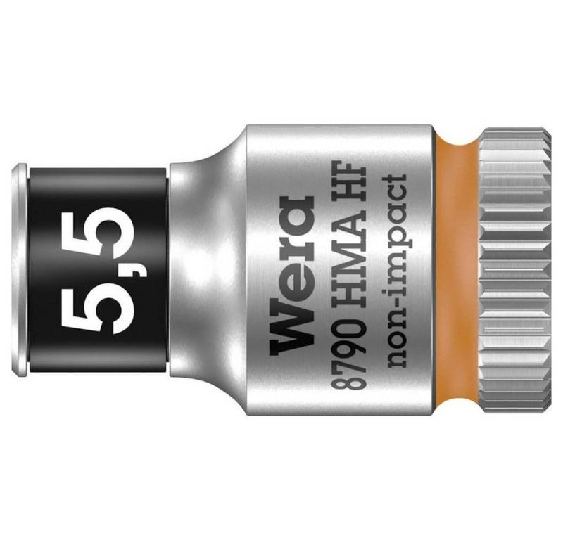 Wera Bit- und Steckschlüsselset Steckschlüsseleinsatz HF, 1/4″, SW 5.5 mm 05003720001 von Wera