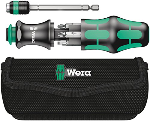 Wera Kraftform Kompakt 20 mit Tasche, 7-teilig, Schwarz-Grün, 05051021001 von Wera