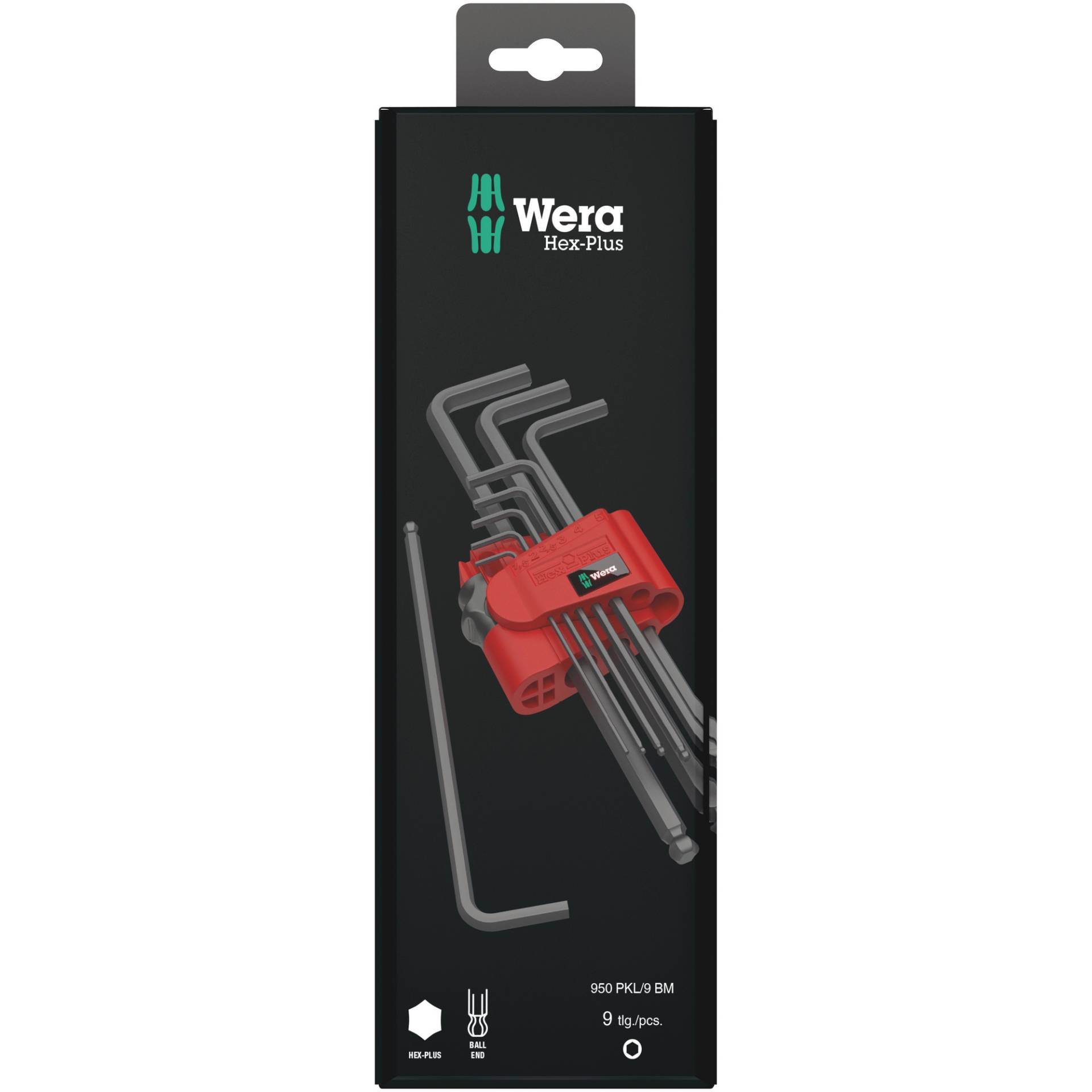 Wera Winkelschlüssel-Set '950/9 Hex-Plus' SW, 9-teilig Wera Winkelschlüssel-Set '950/9 Hex-Plus' SW, 9-teilig von Wera