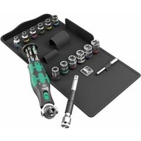 WERA 05004284001 Steckschlüsselsatz 8009 Zyklop Pocket Set 3 27-teilig 3/8 + 1/ von Wera