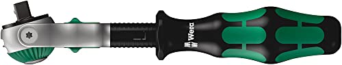 Wera Zyklop Speed-Knarre 8000 A mit 1/4"-Antrieb, 1/4 Zoll x 152 mm, 05003500001 von Wera