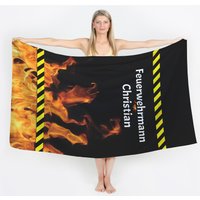 Badetuch Mit Name, Feuerwehrmann Handtuch, Personalisiert, Feuerwehr Saunatuch Strandtuch Xxl Schwarz Geschenkidee Männer Weihnachtsgeschenk Badetuch Mit Name, Feuerwehrmann Handtuch, Personalisiert, Feuerwehr Saunatuch Strandtuch Xxl Schwarz Geschenkidee Männer Weihnachtsgeschenk von WerbetreffGera