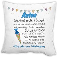 Kissen Mit Name Schulanfang Blau Du Bist Erste Klasse Geschenk Schulkind 2023 Schultüte Junge Personalisiert Spruch Wünsche Einschulung Kissen Mit Name Schulanfang Blau Du Bist Erste Klasse Geschenk Schulkind 2023 Schultüte Junge Personalisiert Spruch Wünsche Einschulung von WerbetreffGera