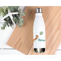 Thermosflasche Mit Name Fuchs, Trinkflasche Für Kinder Zum Schulanfang, Kita Thermosflasche Mit Name Fuchs, Trinkflasche Für Kinder Zum Schulanfang, Kita von WerbetreffGera