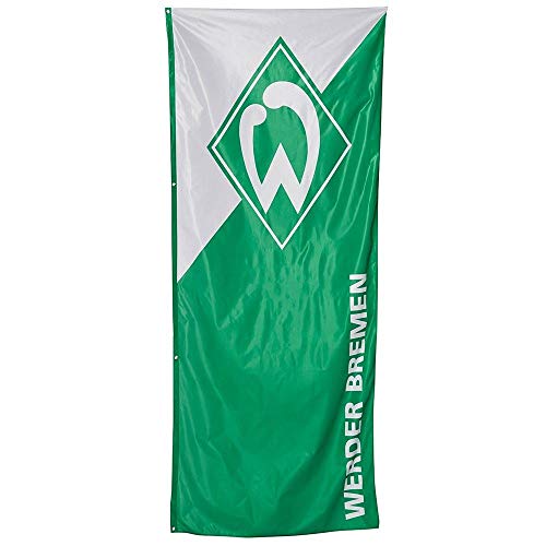 SV Werder Bremen Hissfahne - grün weiß - Hochformat Fahne XL Flagge 120 x 300 cm - plus Lesezeichen I love Bremen SV Werder Bremen Hissfahne - grün weiß - Hochformat Fahne XL Flagge 120 x 300 cm - plus Lesezeichen I love Bremen von Werder Bremen