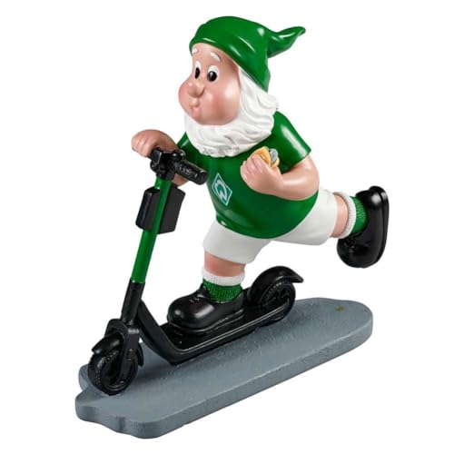 Werder Bremen E-Roller Gartenzwerg Zwerg (Mehrfarbig, one Size) von Werder Bremen