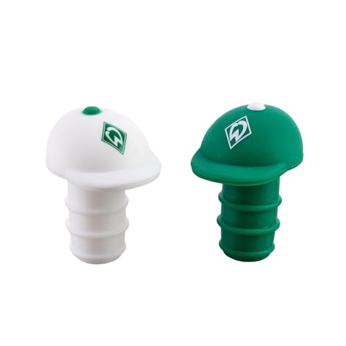 Werder Bremen Flaschenverschluss 2er-Set Silikon Grün/ Weiß Rechteckig 2,8 x 3,5 x 4,4 cm Werder Bremen Flaschenverschluss 2er-Set Silikon Grün/ Weiß Rechteckig 2,8 x 3,5 x 4,4 cm von Werder Bremen