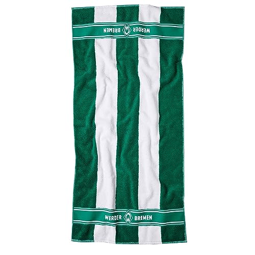 Werder Bremen SV GOTS Handtuch Streifen 50x100cm, 500gsm Werder Bremen SV GOTS Handtuch Streifen 50x100cm, 500gsm von Werder Bremen