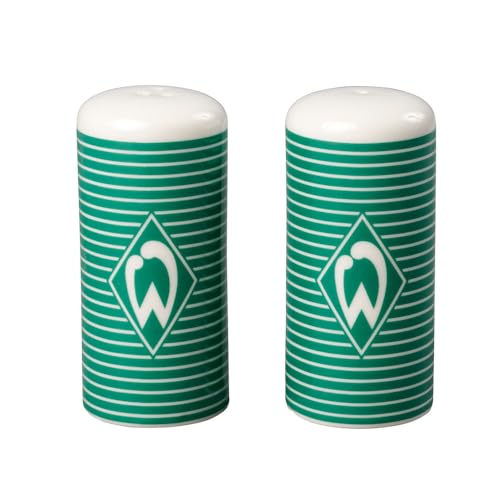 Werder Bremen Salz- & Pfefferstreuer 2er-Set aus Edelstahl Werder Bremen Salz- & Pfefferstreuer 2er-Set aus Edelstahl von Werder Bremen