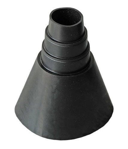 50mm Manschette/Montagestutzen Werit 14376 für Mastdurchmesser 32 - 50mm UV-beständig schwarz von Werit