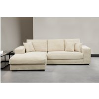 WERK2 Ecksofa "Eden modern und zeitlos, geschmackvolles Sofa, Breite 286cm, L-Form", Design Ecksofa in Cord mit besonders weichem Sitzkomfort von Werk2