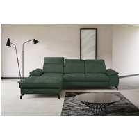 WERK2 Ecksofa "Panama L-Form", Modernes Sofa mit Schlaffunktion, Bettkasten, Kopfteile verstellbar von Werk2