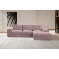 WERK2 Ecksofa Rozzana, in modischem Cord-Bezug von Werk2