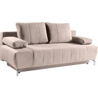 WERK2 Schlafsofa "Troya Bettsofa mit Bettkasten und Federkern, Breite 210cm", 2-Sitzer Sofa und Schlafcouch mit Federkern & Bettkasten von Werk2