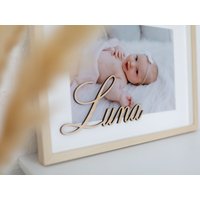 Schriftzug Name Magnetisch Gelasert Für Bilderrahmen | Kühlschrank Magnettafel Schriftzug Name Magnetisch Gelasert Für Bilderrahmen | Kühlschrank Magnettafel von WerkNullShop