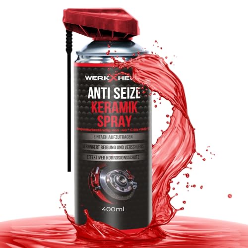 WerkXheld Keramikspray - Anti-Quietsch Spray für Auto Bremsen - Hitzebeständiges Keramik-Spray 400ml WerkXheld Keramikspray - Anti-Quietsch Spray für Auto Bremsen - Hitzebeständiges Keramik-Spray 400ml von WerkXheld