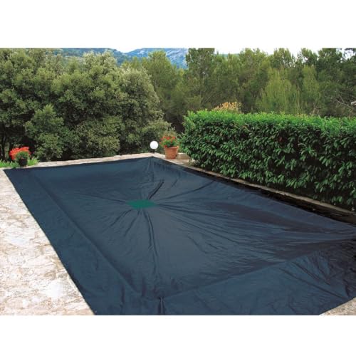 WERKA PRO - 11184 Schutzplane – aus Polyethylen – UV-behandelt – 6 x 12 m – für rechteckigen Pool – 240 g/m² – Marineblau von WERKA PRO