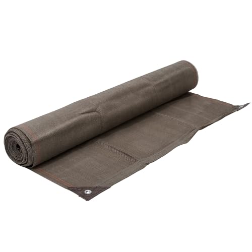 Sichtschutz für den Garten – Sichtschutz – Rolle Sichtschutz – WerkaPro 10834 – Sichtschutz verstärkt Taupe – gewebt 300 g/m² – Rolle 1,5 m x 10 m – aus Polyethylen von Werkapro