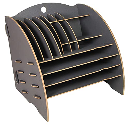 Werkhaus - Ablage"Big Organizer" in dunkelgrau, Schreibtischablage Kleinteilehalter Briefkorb CD-Ständer, mit 16 Faecher Werkhaus - Ablage"Big Organizer" in dunkelgrau, Schreibtischablage Kleinteilehalter Briefkorb CD-Ständer, mit 16 Faecher von Werkhaus