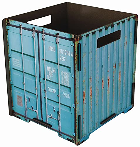 Werkhaus Container Papierkorb türkis von Werkhaus