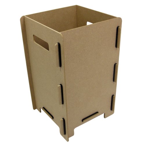 Werkhaus PP 9199 Holzbox für Photohocker ca. 24 x 40 x 24 cm Aufbewahrungsbox für Fotohocker von Werkhaus